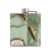 Flasques CARTE : La JAMAÏQUE, 1756 (Dos)