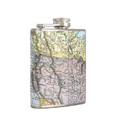 FLASQUES CARTE : L'AMÉRIQUE DU NORD, 1890 (Droite)