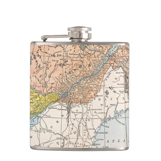 FLASQUES CARTE : LE CANADA ORIENTAL (Devant)