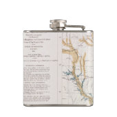 FLASQUES CARTE : LE FLEUVE MISSISSIPPI, 1861 (Dos)