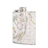 FLASQUES CARTE : LES INDES EST, 1670 (Gauche)