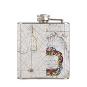 FLASQUES CARTE : LES INDES EST, 1670 (Dos)