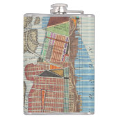 Flasques Carte moderne de New York III (Dos)