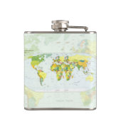 Flasques Carte mondiale Globe Pays Atlas (Dos)