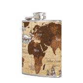 Flasques Carte vintage (Gauche)