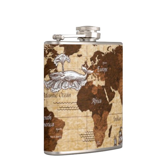 Flasques Carte vintage (Droite)