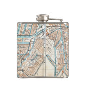 Flasques Carte vintage d'Amsterdam (1905) (Dos)