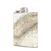 Flasques Carte vintage de la Californie (1878) (Gauche)