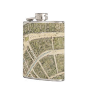 Flasques Carte vintage de New Amsterdam (1660) (Gauche)