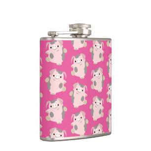 Flasques Cartoon Dansant Cute Cochon Répéter le ballon Moti