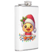 Flasques Cartoon de canard de Noël Père Noël-68362 (Droite)