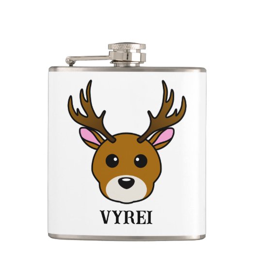 Flasques Cartoon Deer (Devant)