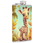 Flasques Cartoon Tropical Cute Baby Giraffe (Droite)