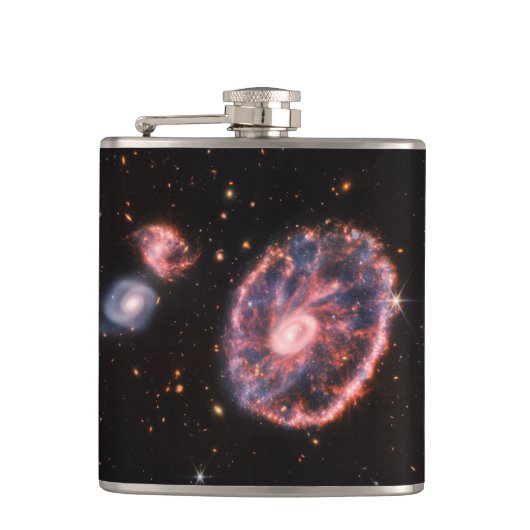 Flasques Cartwheel Galaxy, James Webb Télescope Spatial (Devant)