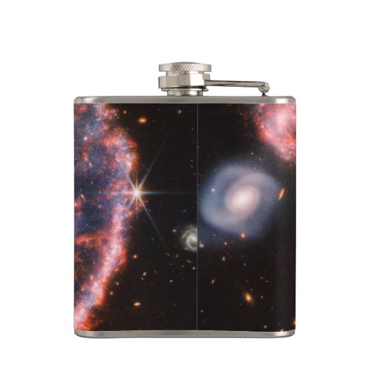 Flasques Cartwheel Galaxy JWST James Webb Télescope spatial (Dos)