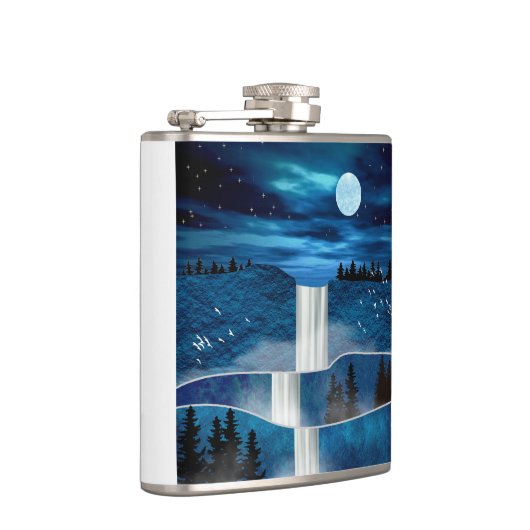 Flasques Cascade bleue (Droite)