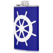Flasques Casque bleu et blanc de la Marine (Gauche)