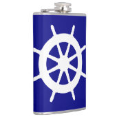 Flasques Casque bleu et blanc de la Marine (Droite)