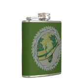 Flasques Casque militaire vert (Droite)