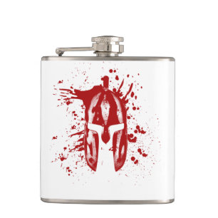 Flasques Casque sanguin spartiate Molon Labe