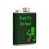 Flasques Casquette et Shamrock irlandais (Droite)
