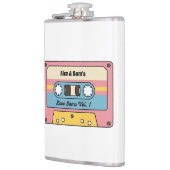 Flasques Cassette personnalisé de chansons d'amour – Nom pe (Gauche)