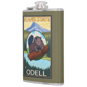 Flasques Castor et capot de Mt. - Odell, Orégon (Gauche)