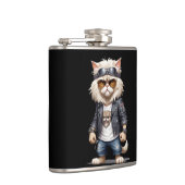 Flasques Cat Biker Rebel en cuir Jacket Cool Style urbain (Droite)