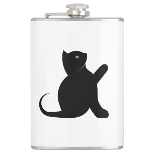 Flasques Cat dit bonjour