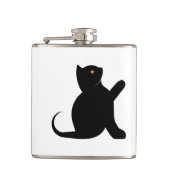 Flasques Cat dit bonjour (Devant)