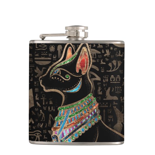 Flasques Cat égyptien - Bastet (Devant)