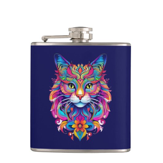 Flasques Cat vectoriel (Devant)
