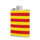 Flasques Catalogne - Drapeau et Catalan - La Senyera /fête (Gauche)