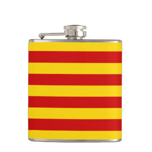 Flasques Catalogne - Drapeau et Catalan - La Senyera /fête