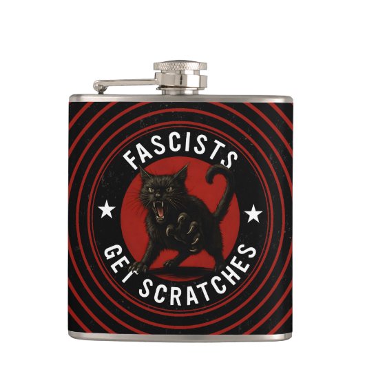 Flasques Cats Against Fascists (Devant)