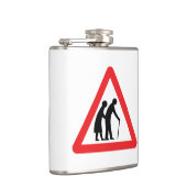 Flasques CAUTION Personnes ÂGÉES - VOYAGE UK (Droite)