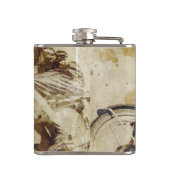 Flasques Cavalier vintage de moto (Dos)