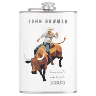 Flasques Ce n'est pas mon premier RODEO : Bull rider