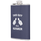 Flasques Ce Type Est Kayaker (Gauche)