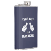 Flasques Ce Type Est Kayaker (Droite)