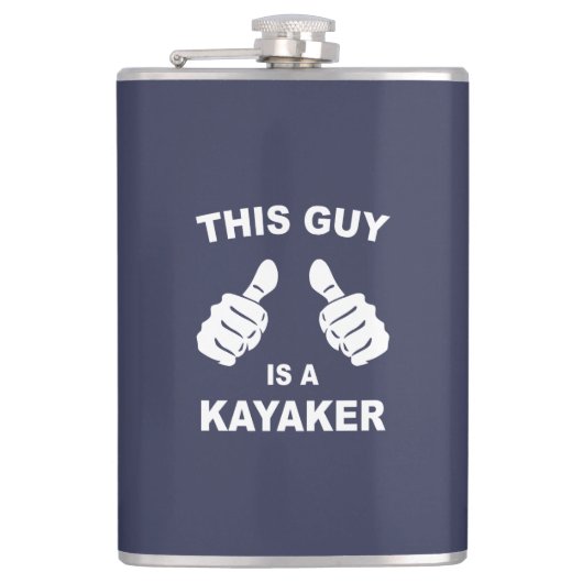 Flasques Ce Type Est Kayaker (Devant)