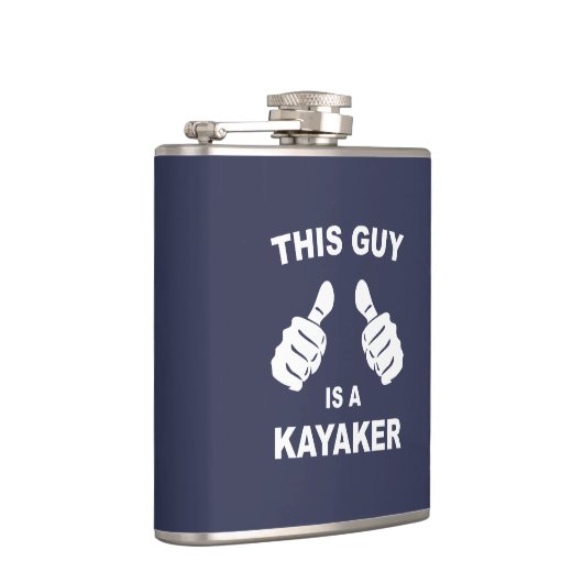 Flasques Ce Type Est Kayaker (Droite)