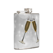 Flasques Célébration de verres à champagne or sur argent (Droite)