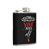 Flasques Célébrez votre Noël drôle et mignon intérieur (Droite)