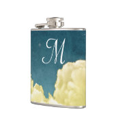 Flasques Céleste Voir les étoiles Monogramme Whiskey Flask (Gauche)