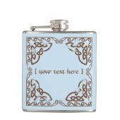 Flasques Celtic Knot Tribal Design Version Brown Patinée (Devant)