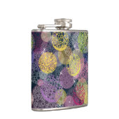 Flasques Cercle de points Polka de la Cute Abstraite (Droite)