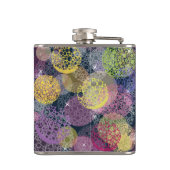 Flasques Cercle de points Polka de la Cute Abstraite (Dos)