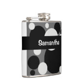 Flasques Cercle gris noir points de la fiole de boisson (Droite)