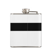 Flasques Cercle gris noir points de la fiole de boisson (Dos)